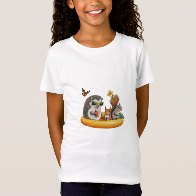 bild i en djurgrupp t shirt (Framsida)