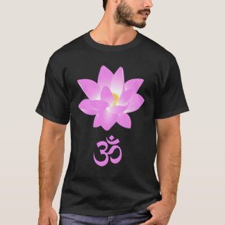 Bild i en Rosa Lotus Flower T Shirt