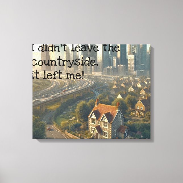 Bild i en söt stuga med en närliggande stad (Framsida)