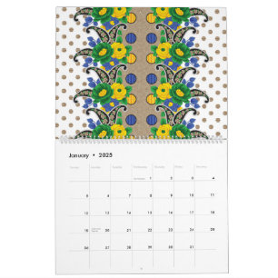 bild i ett mönster som ser ut som en påk kalender
