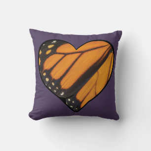 Bild i Hjärtformade Monarch Butterfly Vingar Kudde