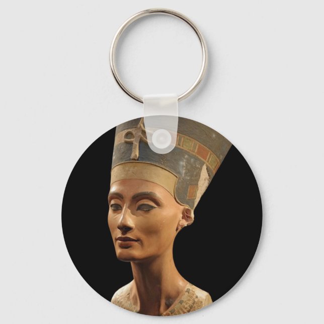 Bild i Nefertiti Bust i Neues Museum Nyckelring (Framsida)