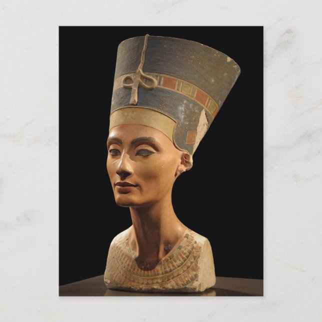 Bild i Nefertiti Bust i Neues Museum Vykort (Framsida)