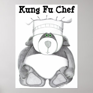 Bild i Panda Bear Chef Poster