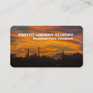 Bild i Sunset Desert Visitkort