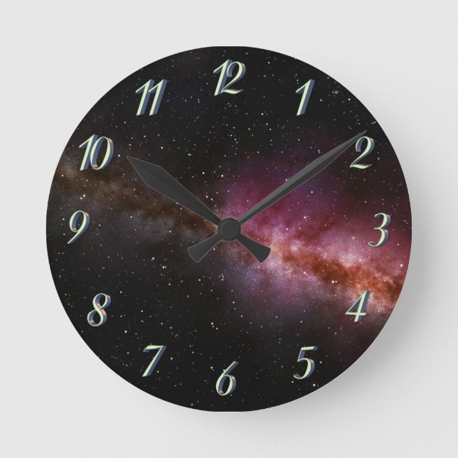 Bild i universums väggklocka (Framsida)