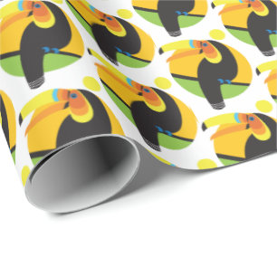 Bild Illustration Toucan Tropical Birds Presentpapper