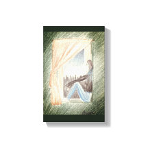 Bild "Kvinnor i fönster" på arbetsytan