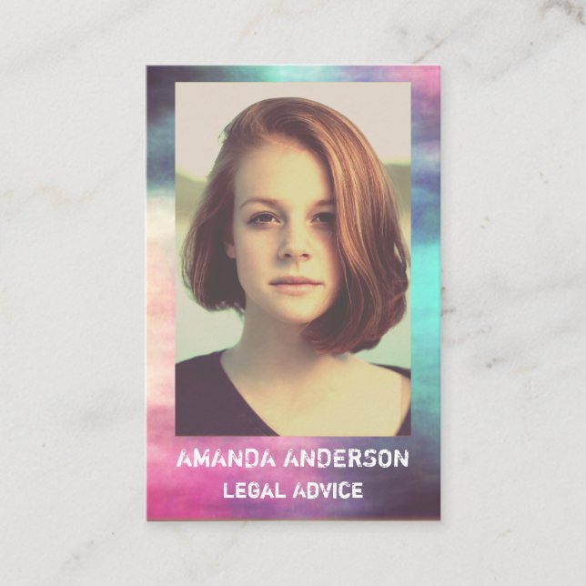 Bild - logotypens moderna bakgrund visitkort (Framsida)