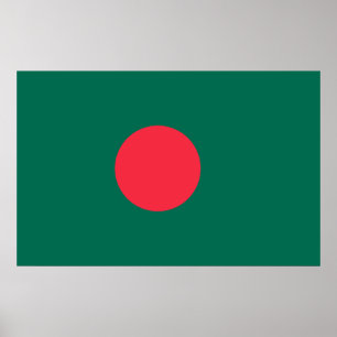 Bild med Flagga av Bangladesh Poster