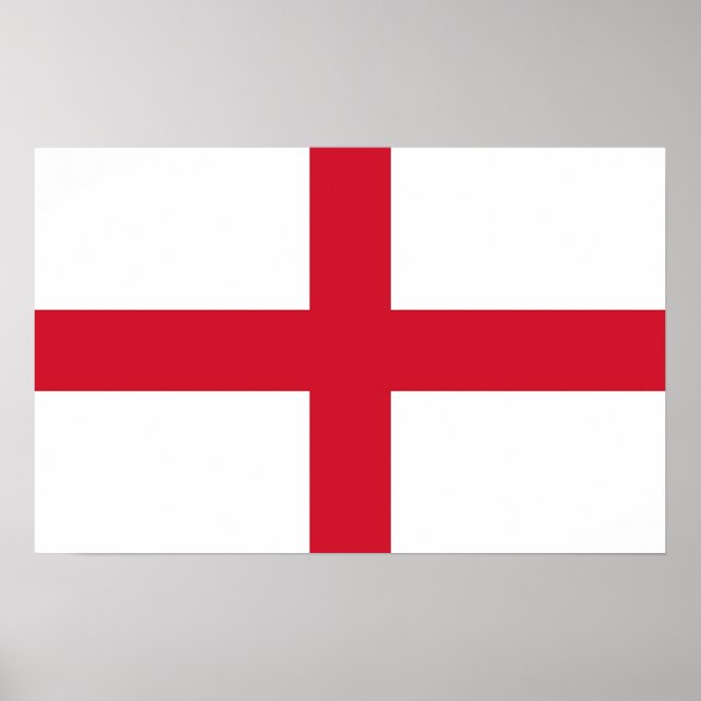 Bild med Flagga av England Poster (Framsidan)