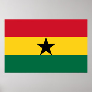 Bild med Flagga Ghana Poster