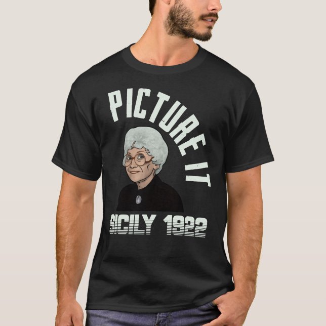 Bild med Sophia Petrillo Sicily 1922  T Shirt (Framsida)