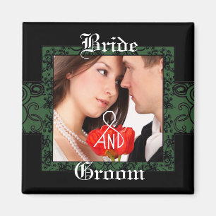 Bild- och groomfotomagnet magnet