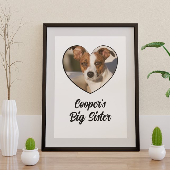Bild och personlig för stora hund poster (Skapare uppladdad)