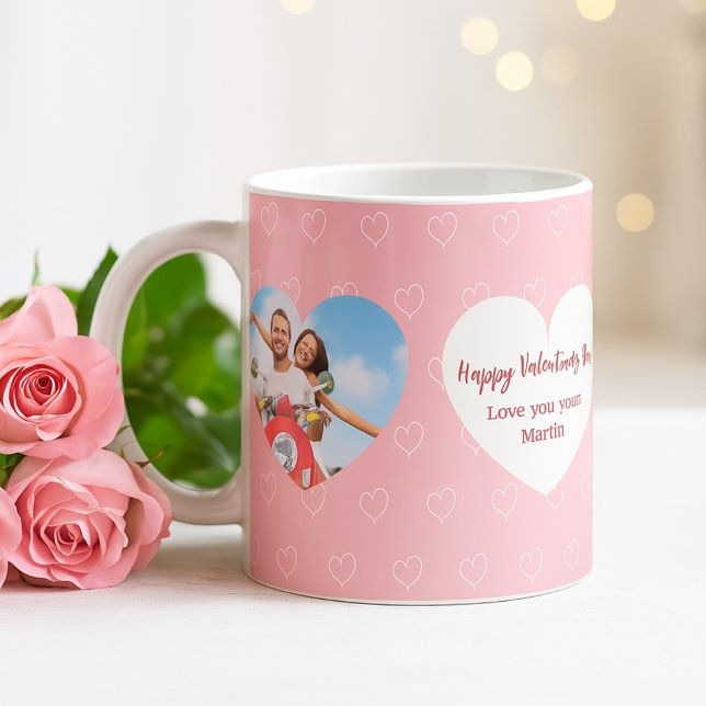Bild på Alla hjärtans dag för rosa Kaffemugg (Skapare uppladdad)