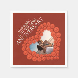 Bild på anpassningsbarna Carnelian 17:e årsdagen b Pappersservett