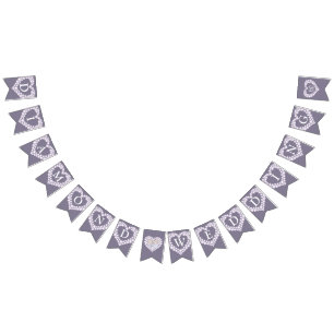 Bild på anpassningsbarna Diamond bröllop 60-årsdag Vimplar