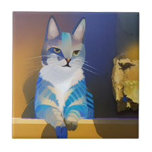 Bild på blå kattsoljor