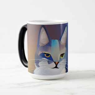 Bild på blå kattsoljor magisk mugg