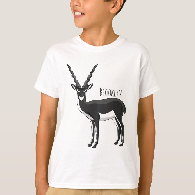 Bild på Blackbuck antelope T Shirt (Framsida)