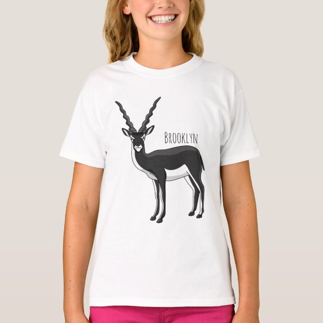 Bild på Blackbuck antelope T Shirt (Framsida)