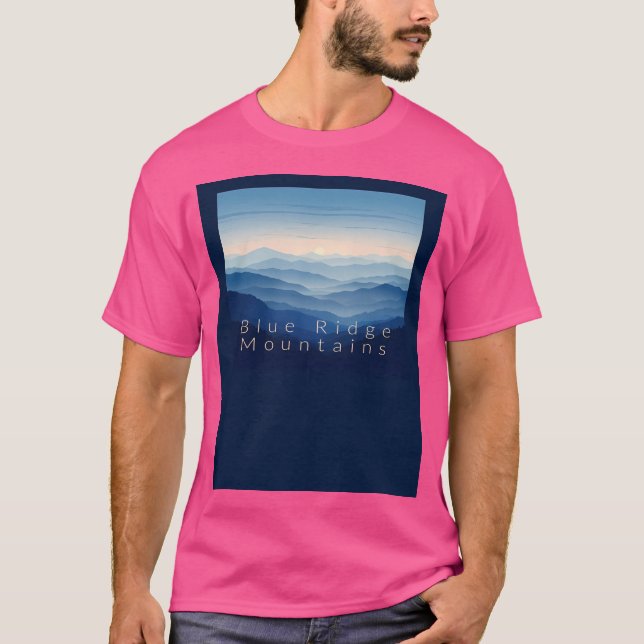 Bild på Blue Ridge Mountains T Shirt (Framsida)