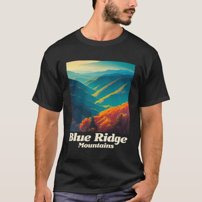 Bild på Blue Ridge Mountains T Shirt (Framsida)