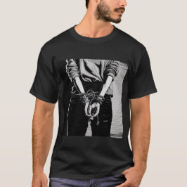 Bild på bundet händer shibari BW T Shirt