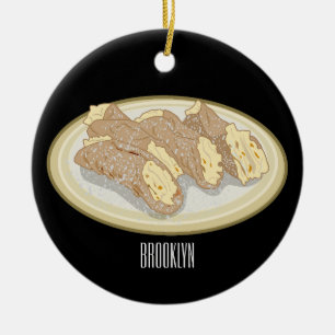Bild på Cannoli-tecknaden Julgransprydnad Keramik