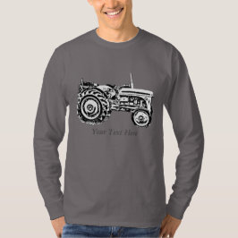 bild på den gamla grått-masstraktorn t shirt