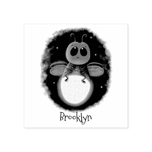 Bild på den ljusaste tecknaden i kryp stämpel (Tryck)