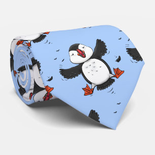 Bild på flygplanet Cute lycklig med blått teckna Slips