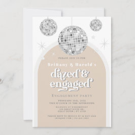 Bild på Förlovningen elegant Retro Disco Groove Inbjudningar