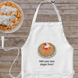 Bild på Funnel Cake med din text / rolig slogan Förkläde