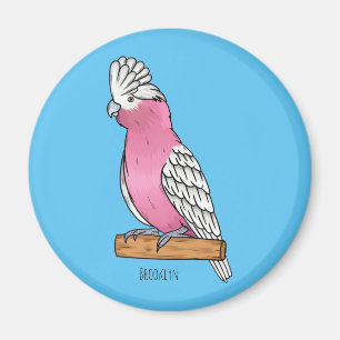 Bild på Galah-fåglars tecknad Magnet