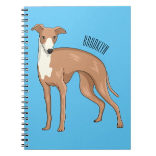 Bild på Greyhound-hund tecknad Anteckningsbok