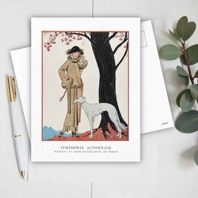 Bild på hösten Symphony-Mode av G. Barbier Helg Vykort (Skapare uppladdad)