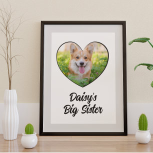 Bild på hund stor systers personlig poster