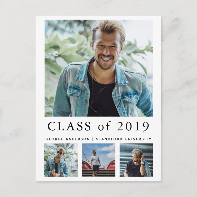 Bild på inbjudan till minimal Studentfest (Framsida)