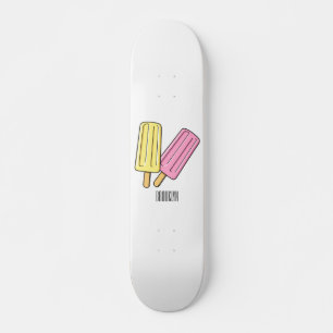 Bild på ispopens tecknad mini skateboard bräda 18,5 cm