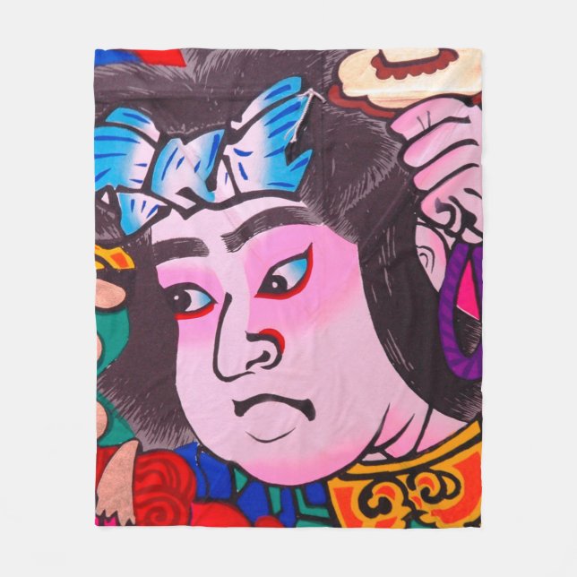 Bild på japansk traditionell nitrit,drake,samur fleecefilt (Framsidan)