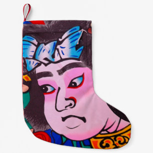 Bild på japansk traditionell nitrit,drake,samur liten julstrumpa