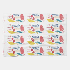 Bild på ljudsvampar kökshandduk