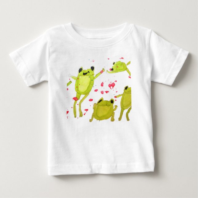 Bild på ljusgroda t-shirt (Framsida)