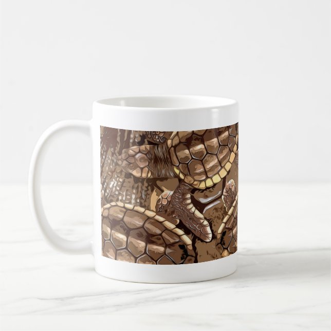 Bild på Loggerhead Sea Turtle Hatchlings Kaffemugg (Vänster)