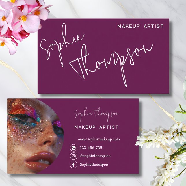 Bild på Makeup-artist Visitkort (Skapare uppladdad)