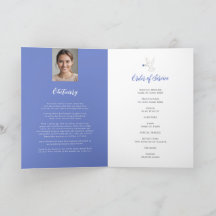 Bild på minnesbegravningen med blå ro