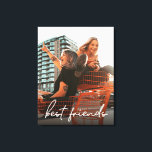 Bild på personlig Modern Bästa vänner<br><div class="desc">Skapa en omhuldad keepy för din vänskap med vårt Personlig Modern Best Friends Photo-Kanvastryck. Med det här kanvastrycket kan du visa ditt favoritfoto av dig och din bästa vän och fånga de speciella stunder och minnen som du har delat tillsammans. Den inslagna arbetsytan utformar ge som en elegant och contemporary,...</div>