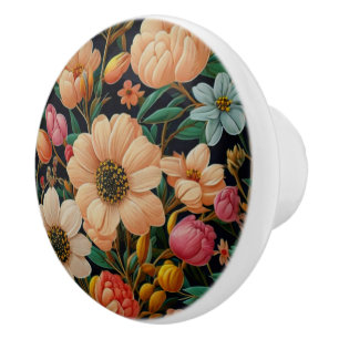 Bild på Retro-orange-blommor av tealtulpaner morsa Knopp